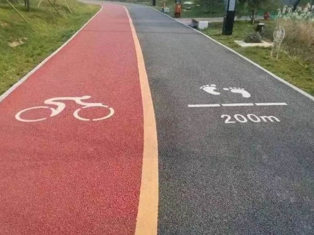 彩色混凝土路面是怎么做的？